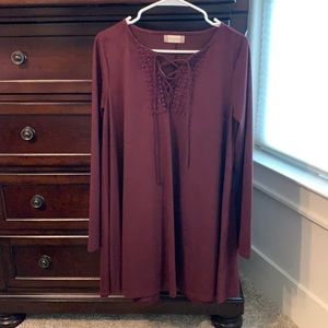 Altar’d State Maroon Dress
